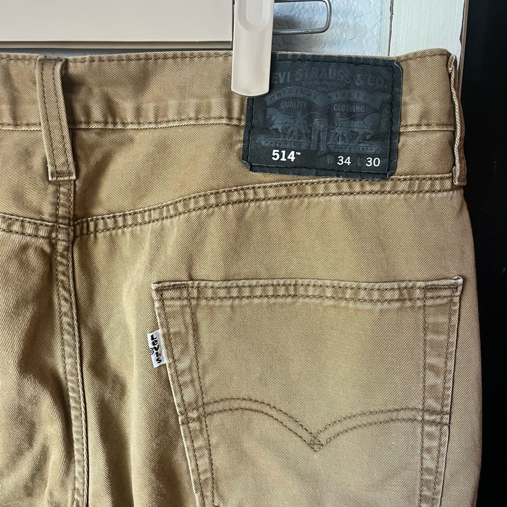 Levi’s 514™ Straight Fit Men's Pants - British Khaki - Picture 4 of 4